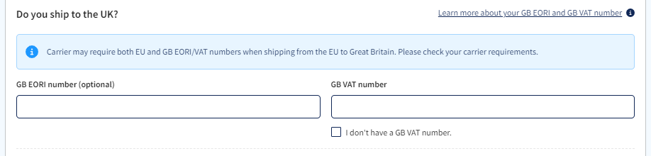 International Shipping: VAT & EORI Numbers – Sendcloud Help Centre